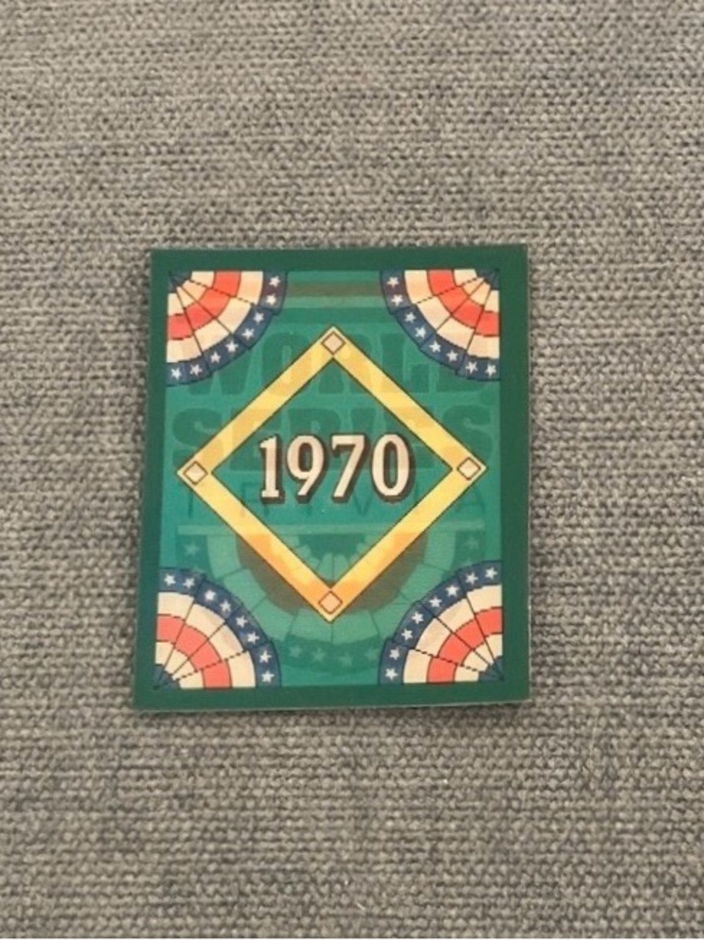 1991 Score 1970 World Series Trivia Card Baseball Card Trading Card